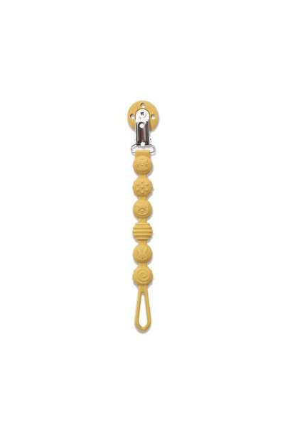 LORELLİ Silicone pacifier chain Lorelli, 0 months+, Yellow