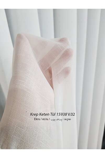 Fluiana Keten | Bambu | İpek | Krep Tül Perde | Ütü İstemez | 1'e 3 Sık Pile ...