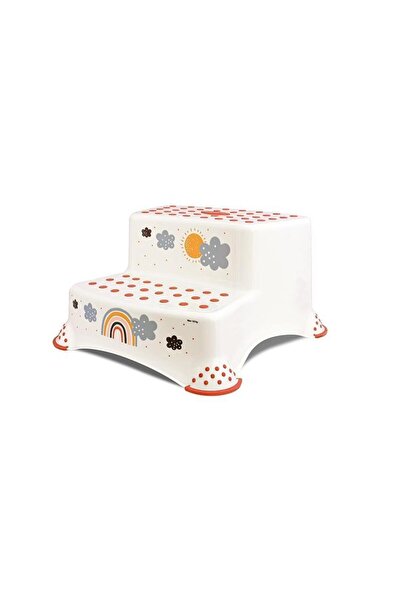 LORELLİ Rainbow double bathroom riser, non-slip, White