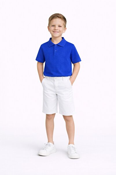 Nacar 23 Nisan 29 Ekim Gösteri Kıyafeti Erkek Çocuk Polo Yaka Tişörtlü Şortlu...