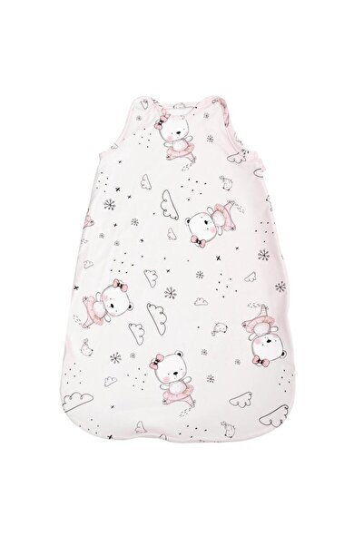 LORELLİ Sac de dormit de vara Pink Ballerina Bear, 95 cm, bumbac ranforce