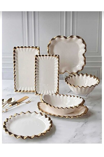 ROY KING 7 Piece Sofia Gold Full Set