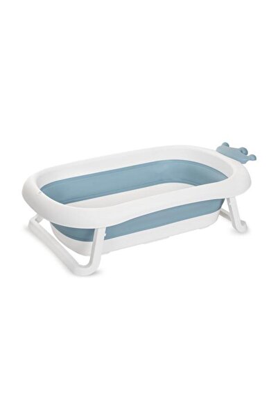 LORELLİ Royal foldable baby bath, 83 cm, with drain plug, Blue