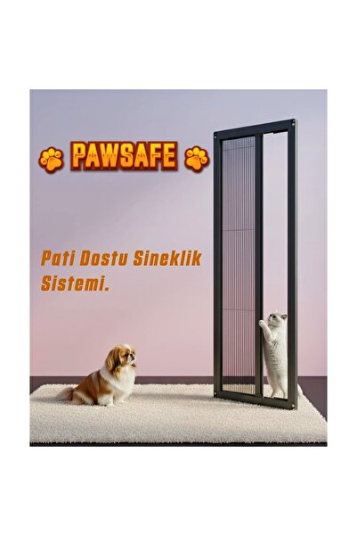 Palace Aluminium PawSafe Tek Kapılı Pati Dostu Plise Sineklik Kapı