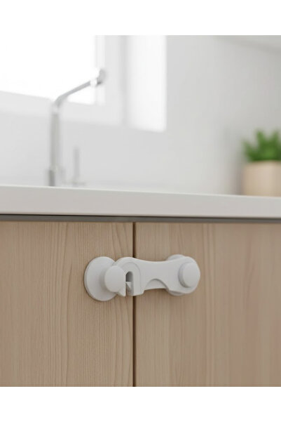 Lisinya 4 Pieces Baby Safety Cabinet Locks with Double-Sided Tape, Easy to In...