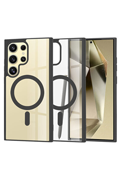 Techsuit Carcasă MagSafe Pro pentru Samsung Galaxy S24 Ultra, Neagră