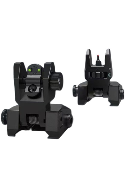 Forestia V2 Fiber Optik Demir Nişangah Gez Arpacık Seti Yeşil ve Kırmızı Nokt...