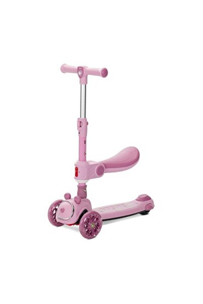 LORELLİ Swiftie folding scooter, with folding seat, up to 50 kg, Pink