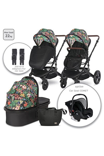 LORELLİ Carucior transformabil Boston, 0-22 kg, cos auto separat, 0-4 ani (Mu...