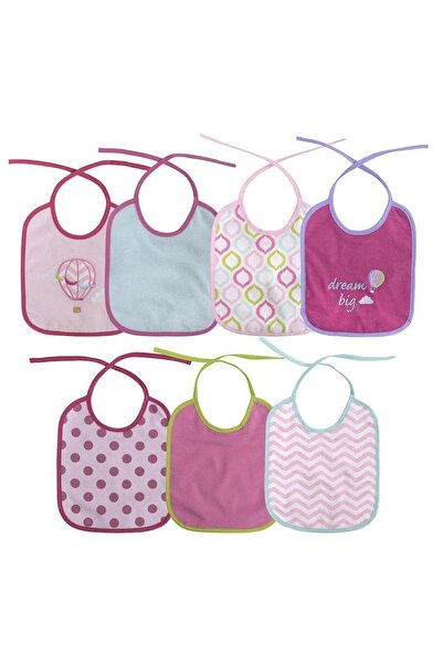 LORELLİ Set of 7 Cotton and peva bibs, Lorelli, 23 X 20 cm, drawstring closure