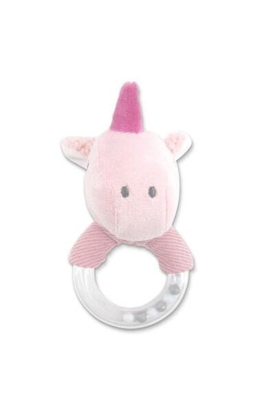 LORELLİ Jucarie de plus inel Unicorn, 11 cm, zornaitoare, 0 luni+