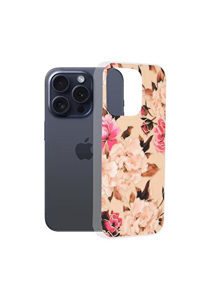 Techsuit iPhone 15 Pro Marble, Mary Berry Nude