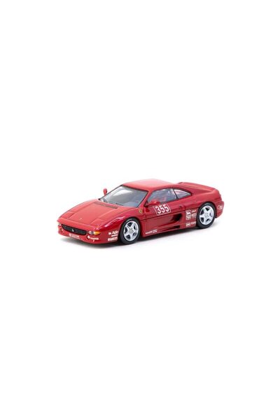 Tarmac Macheta auto Ferrari F355 Challenge Presentation Rosu 1:64 Works