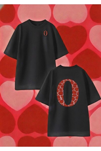 playwear Μπλουζάκι PLAY WEAR με γράμμα O στην πλάτη και στάμπα στο μπροστινό ...