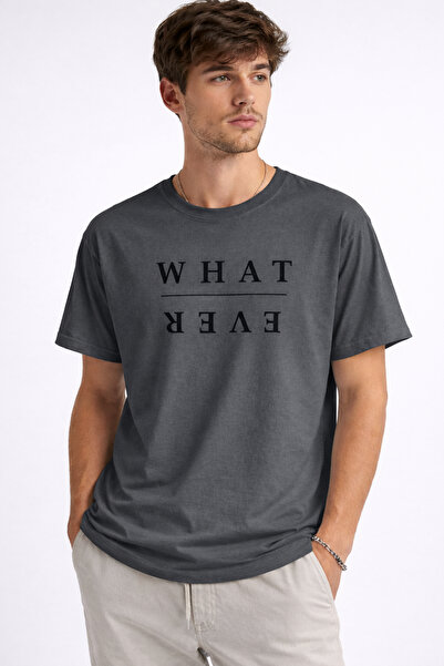 ArtYus What |   Ever Printed Cotton Relaxed Fit Round Neck Unisex T-Shirt