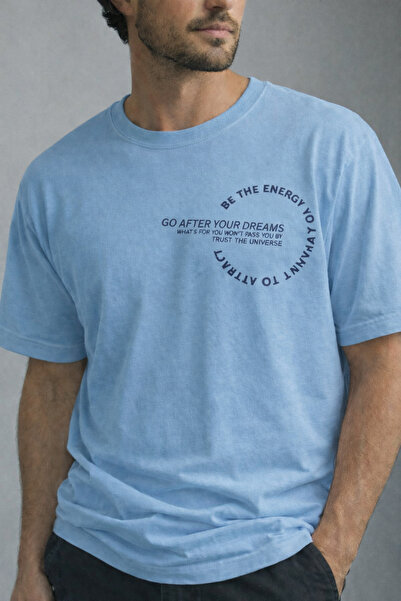 ArtYus Go after Your Dreams Printed Cotton Relaxed Fit Round Neck Unisex T-Shirt