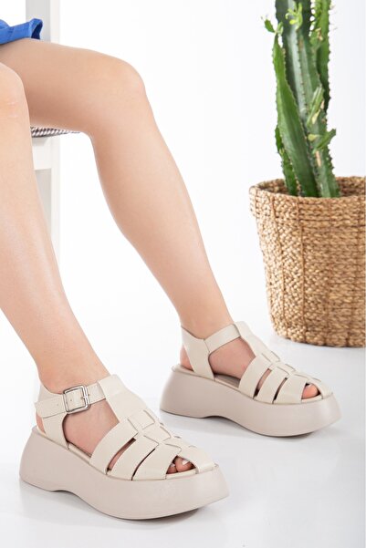 miss fırat SANDALE DE DAMĂ CU TOC ȘI PLATFORMĂ