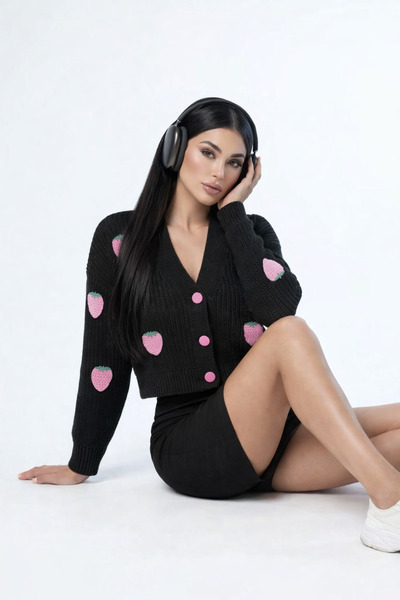 MARLİNG Knitwear CROP CARDIGAN