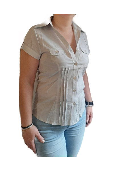 River Flower RF C097 shirt, gray color,