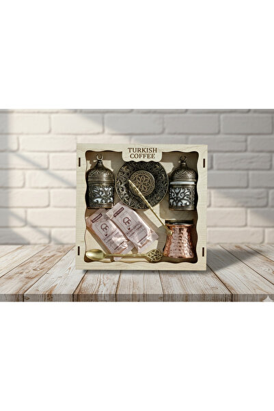 Meya design Decorative Turkish Coffee Set – Ceramic Cup with Zamak Body and C...