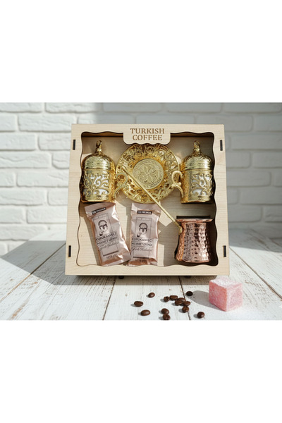 Meya design Decorative Turkish Coffee Set – Ceramic Cup with Zamak Body and C...