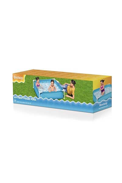 BESTWAY مسبح هيكلي مربع للأطفال 1.22م×1.22م×30سم – My First Frame Pool