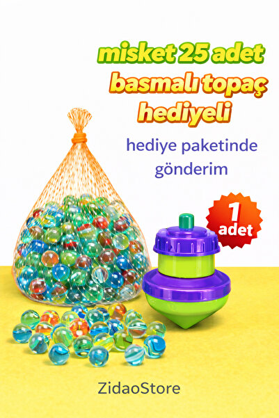 Emrah Gültekin Açık Havada Oynanabilen 25 Adet Misket ve 1 Adet Nostaljik Top...