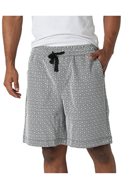 hendam Men's comfortable polka dot shorts with elastic waist