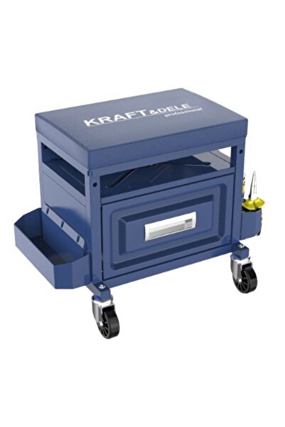 Kraft&dele Scaun de atelier, cu sertar și spații de depozitare, KD10761,