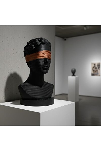 Fragmenta Collection - Justitia Ahşap Adalet Tanrıçası Büst