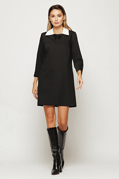 Ejolie Μαύρο φόρεμα Margot