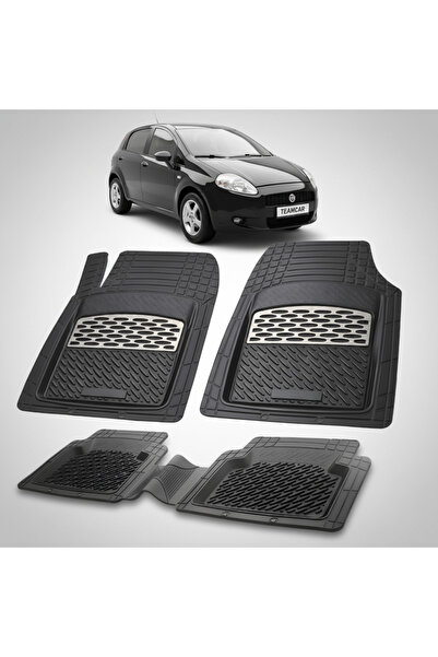 TEAMCAR Fiat Punto III Συμβατά 4θυρα πατάκια 2005-2018 | Ασημί