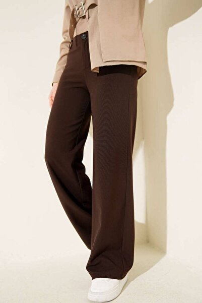 TrendParis Palazzo Cut High Waist Pants