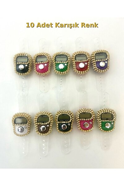 SHR 10 Adet Hediyelik Taşlı Zikirmatik (Digital Tesbih - Tesbihmatik - Digita...