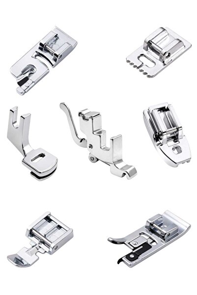 ALBERTOS 6’lı Ayak Seti Nervür, Gizli Fermuar, Kıvırma, Büzgü, Sürfile, Fermu...