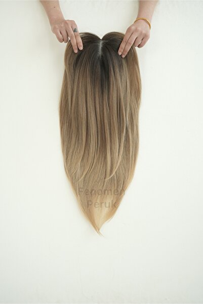 Fenomen Peruk Tül Tepelik Ombreli Düz Katlı Kesim Perçemli Premium Seri