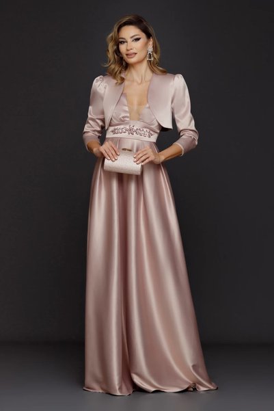 Artista Rochie lunga Caterine roz