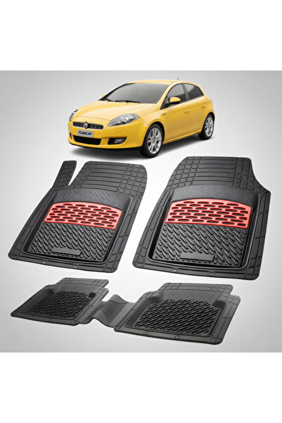 TEAMCAR Съвместими стелки за под за Fiat Bravo II 2007-2014 | Червени