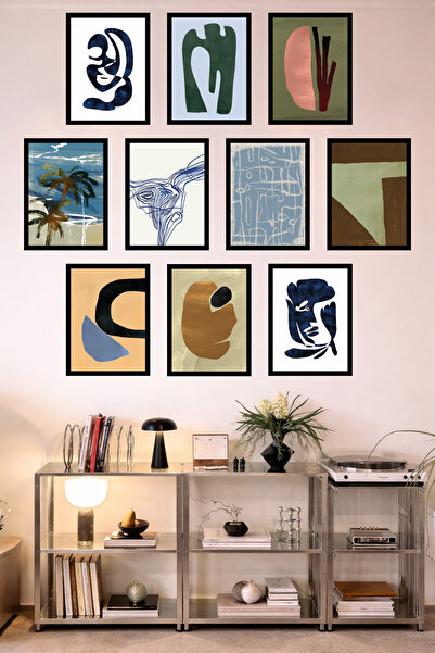 UNT Bucătărie cu aspect de cadru, 10 piese |   Modern |   Set de pictură cu a...