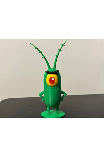 Internos Design Sheldon J. Plankton From Sünger Bob Sponge Bob Karakter Figür...