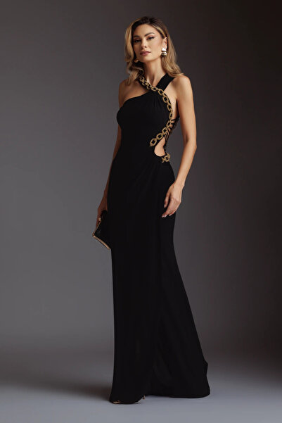 Ejolie Zeny long black dress