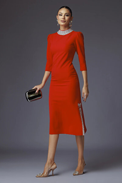 Ejolie Red Pilar dress