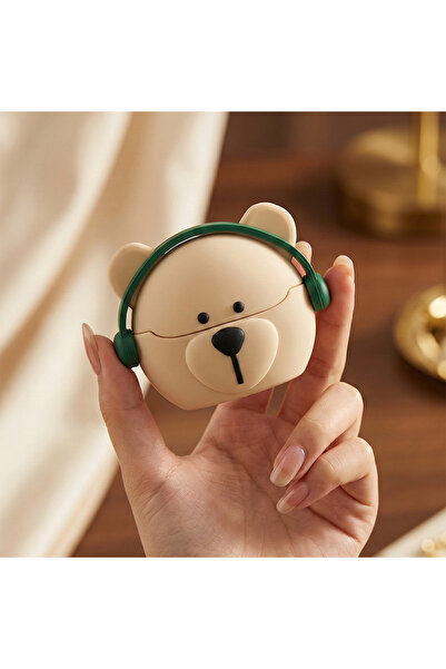 Samsung Galaxy Buds 3 Case Character Figured Teddy Bear with Lockable Headphones