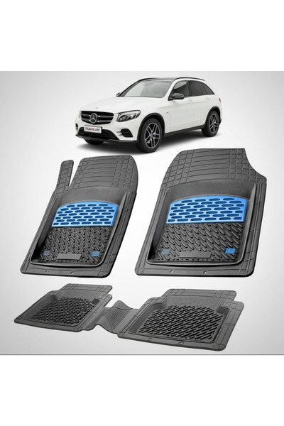 TEAMCAR Covorașe auto compatibile Mercedes-Benz GLC X253 2015-2022 |   Albastru