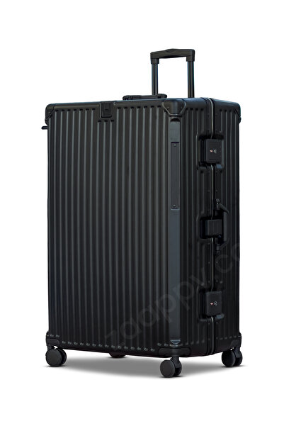 ZAAPPY Aluminum Frame Hard Shell 32 Inch (36-40kg) Luggage, Bottle Holder & T...