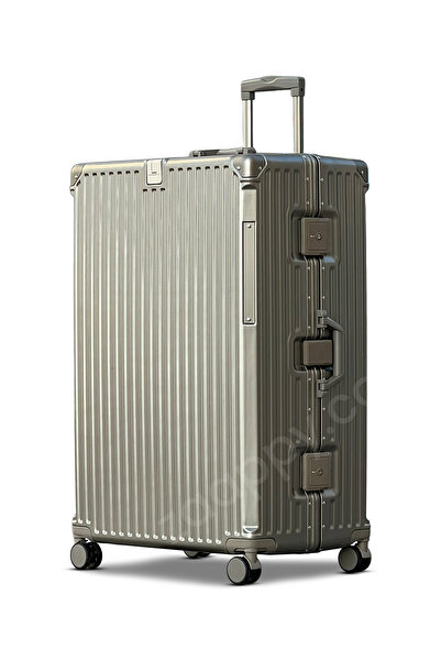 ZAAPPY Aluminum Frame Hard Shell 32 Inch (36-40kg) Luggage, Bottle Holder & T...