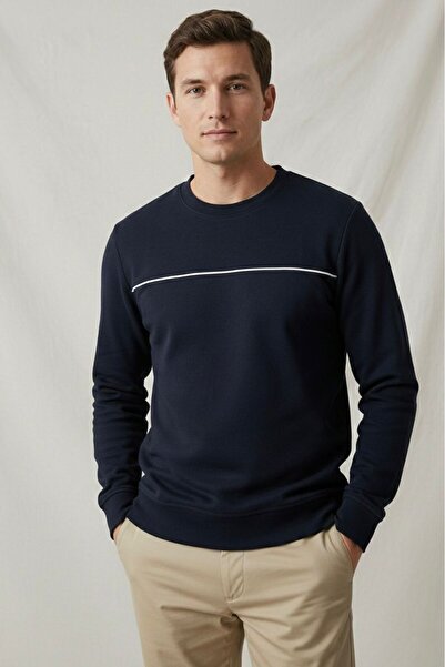 assef Men's Relax Fit Comfortable Cut Cotton Soft Textured Plain Pique Long S...