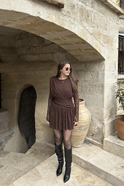 Sorridi Lace Waist Detailed Mini Dress