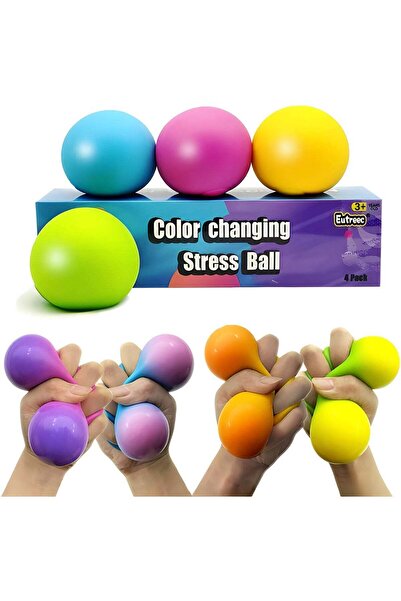 Generic MAGIC VAULT Stress Ball Toys Color Changing - Sensory Squeeze Toys Sq...
