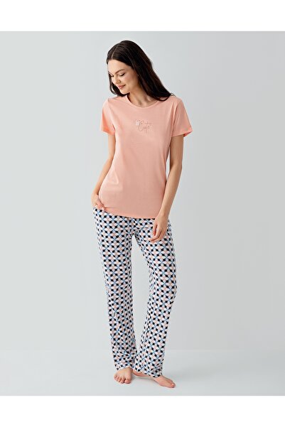 Arnetta Women's Modal Fabric Short Sleeve Pajama Set